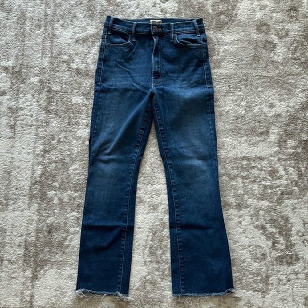MOTHER The Hustler Ankle Fray Jeans